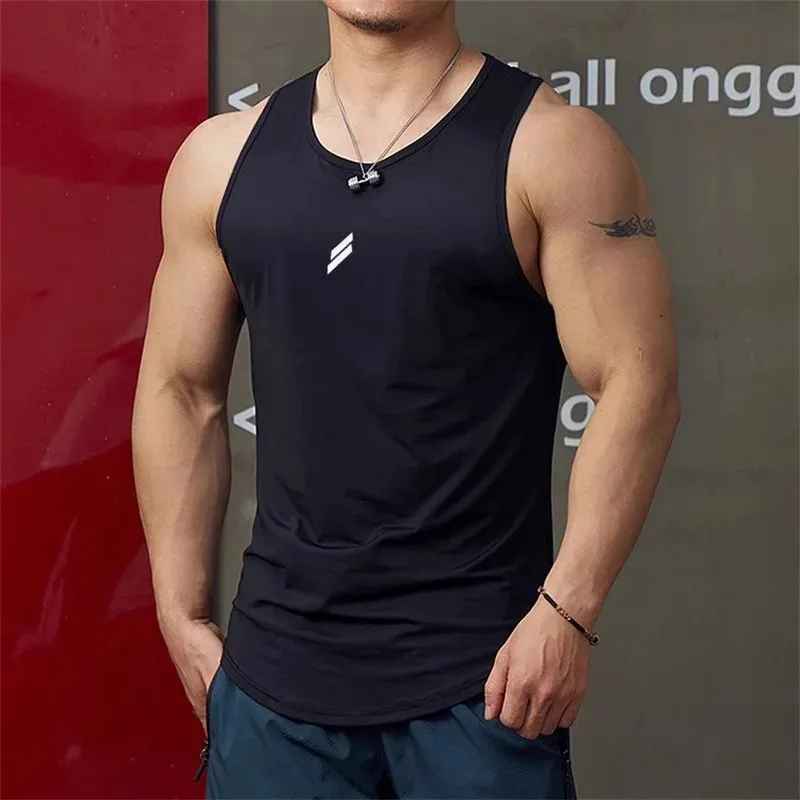 Sleeveless Undershirt - 2026年夏 メンズタンクトップ カジュアル ラウンドネック メッシュ アンダーシャツ