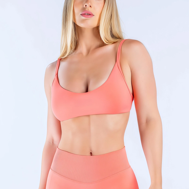 Quick Dry Underwear - HISTELLO インパクトスクープネックブラ レディース Uバック スポーツタンクトップ プッシュアップ