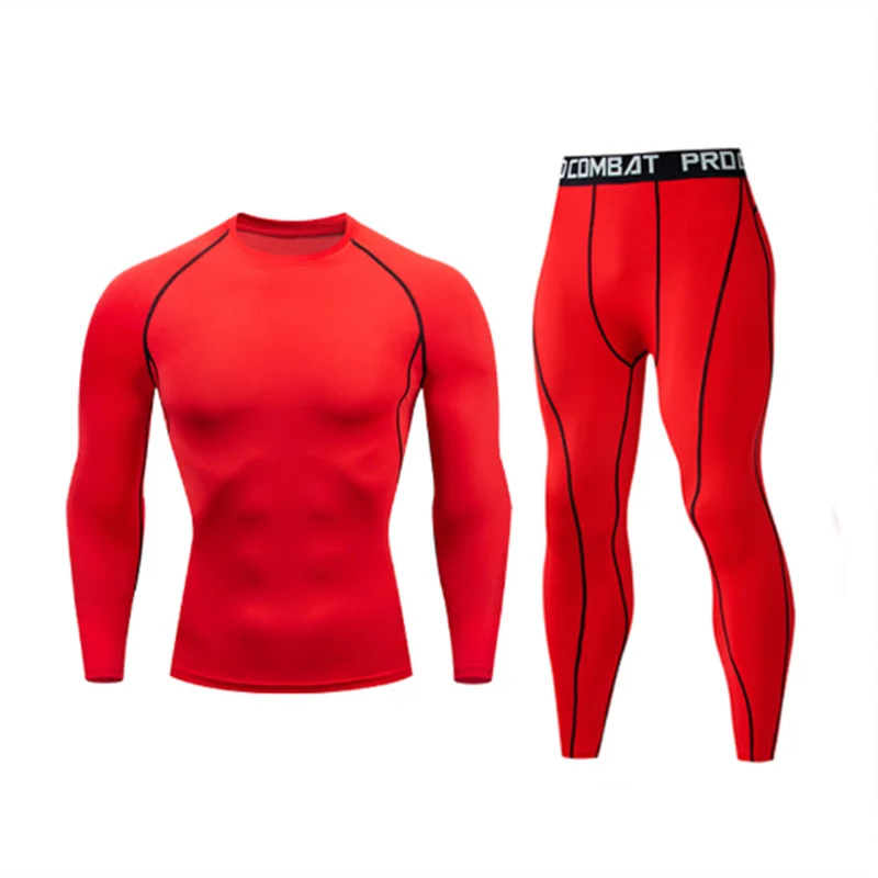 メンズコンプレッションスーツ タイト長袖Tシャツ+パンツスー - Compression Long Pant のレビューと価格
