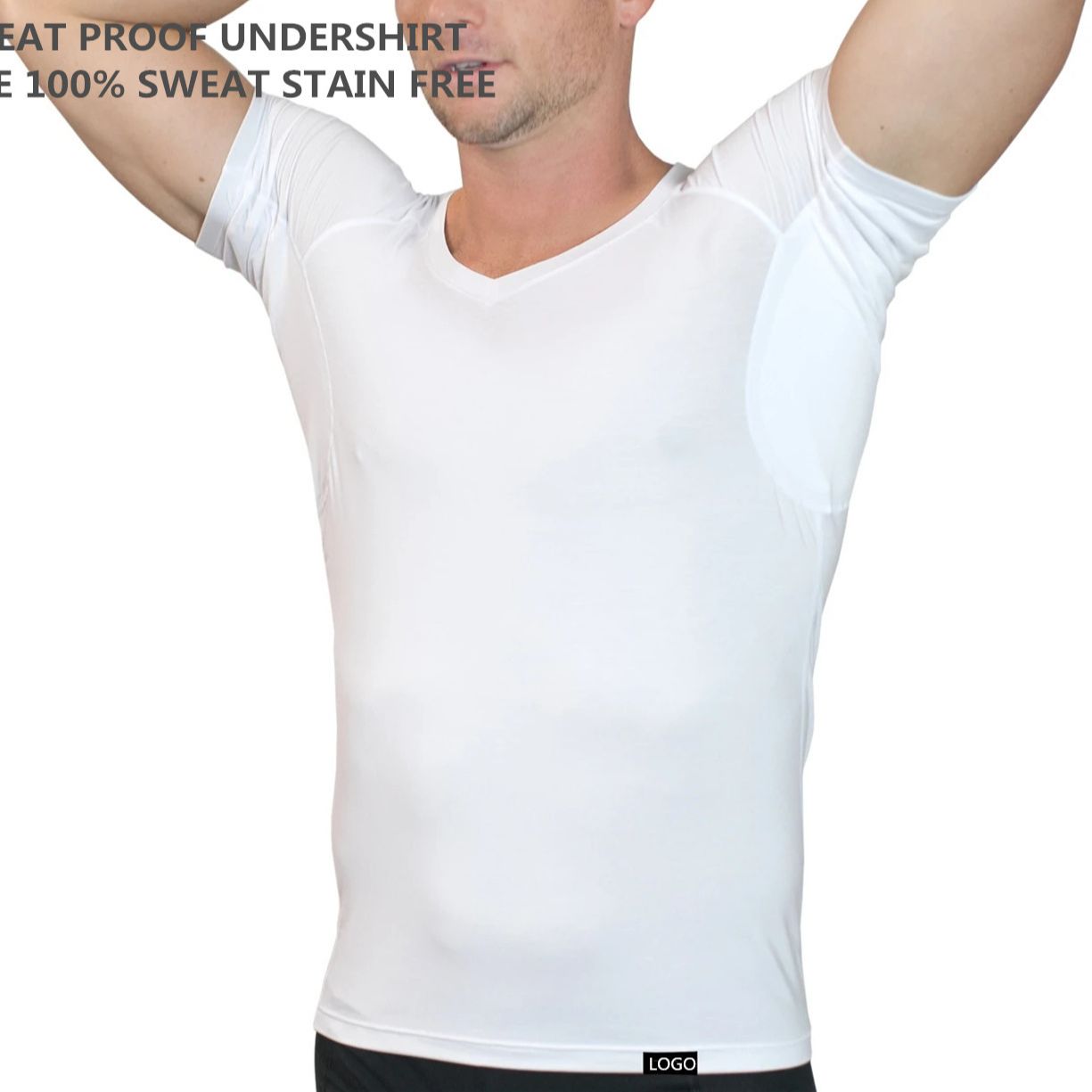 メンズ速乾性Tシャツ,軽量で高品質の竹生地,耐衝撃性 - Undershirt Crew Neck のレビューと価格