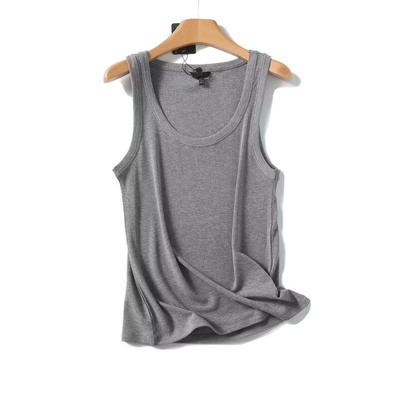 Maxdutti-女性のためのスリムなリブ付きベスト,モダン - Tank Top Ribbed のレビューと価格