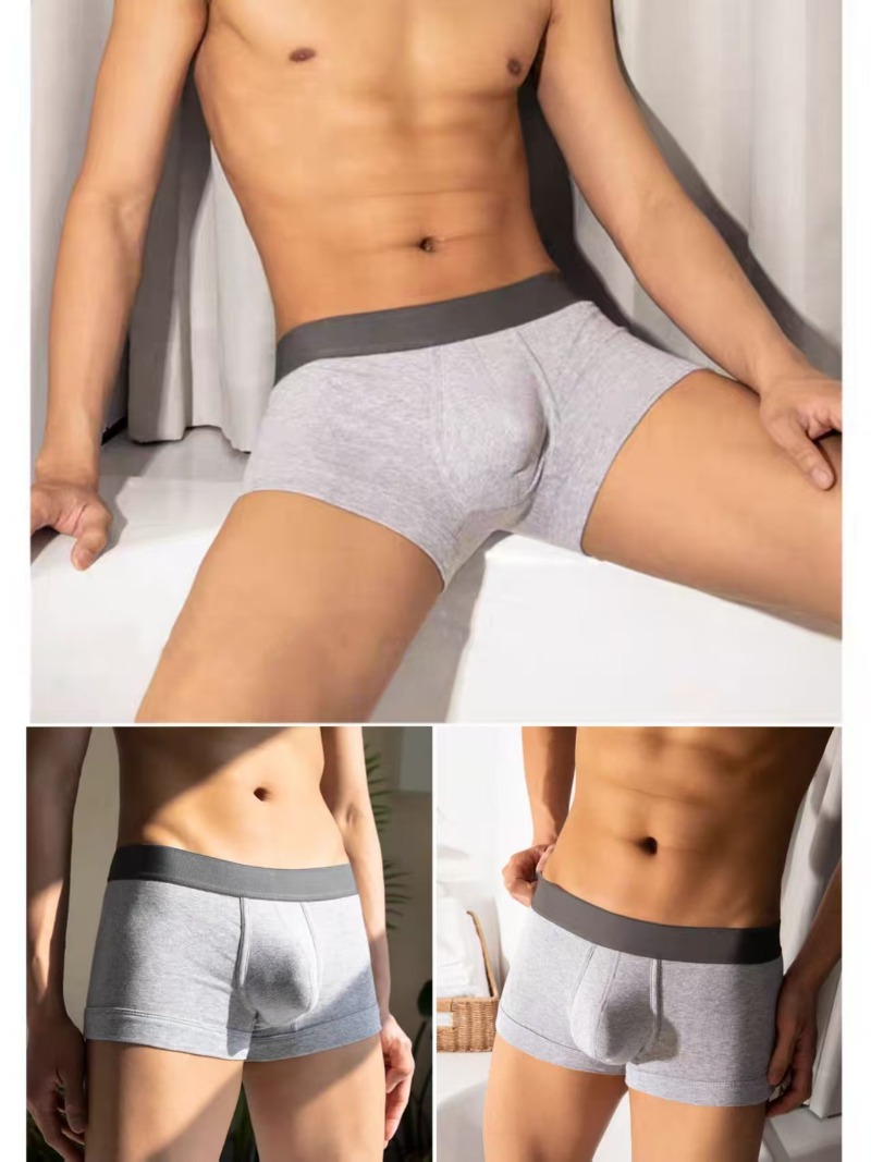 メンズ ビッグフロントポーチ 100% コットン ボクサーシ - Trunk Breathable Men のレビューと価格