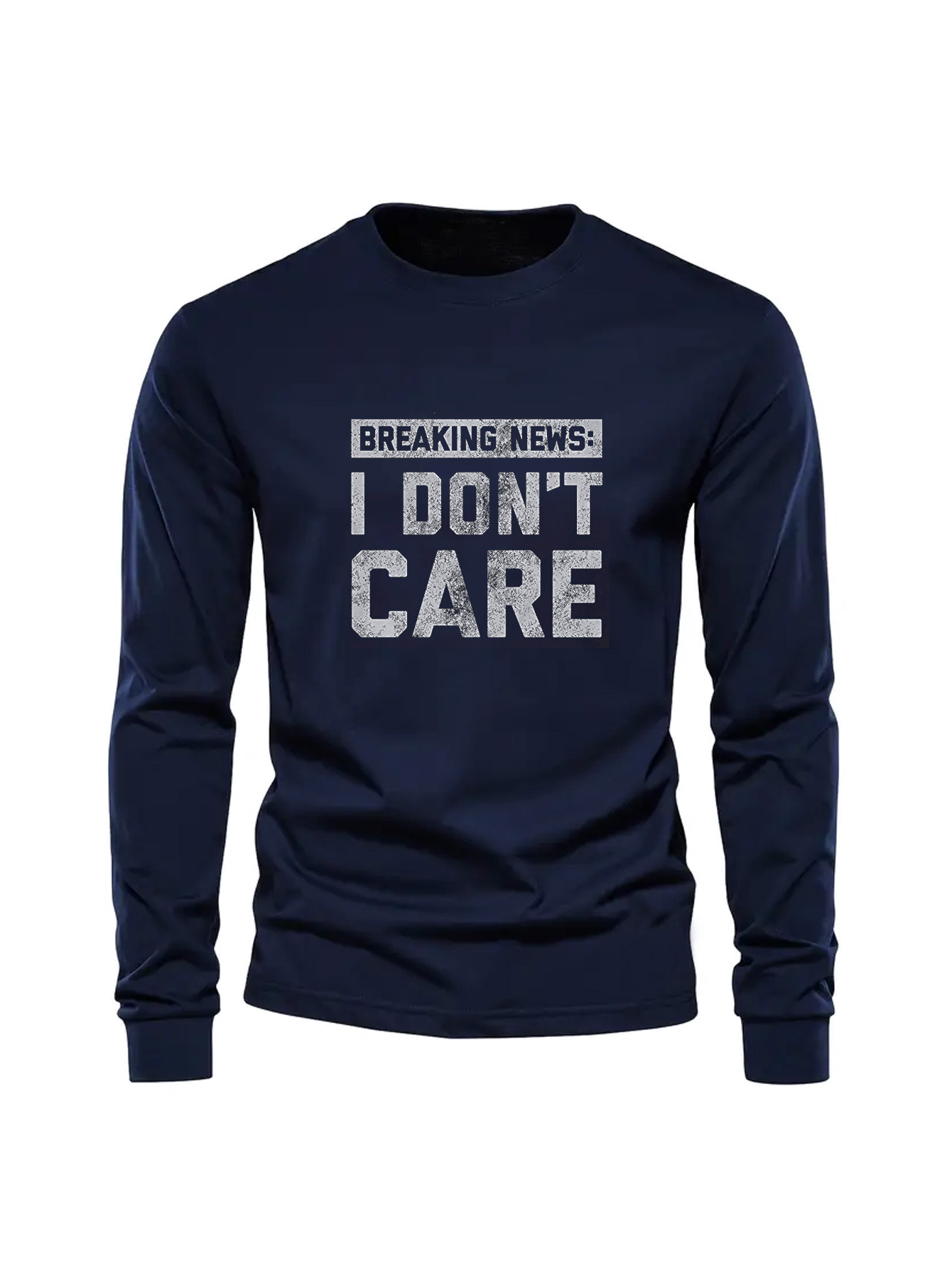 100%コットン メンズ クルーネック 長袖Tシャツ ルーズ - Undershirt Crew Neck のレビューと価格
