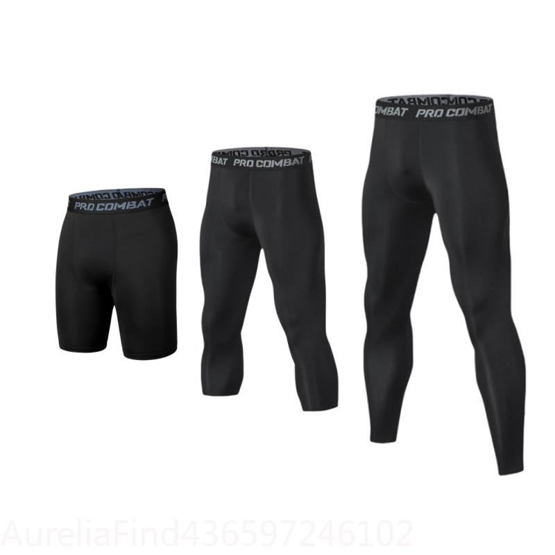 メンズコンプレッションパンツ クールドライ スポーツタイツ  - Compression Shorts Athletes のレビューと価格