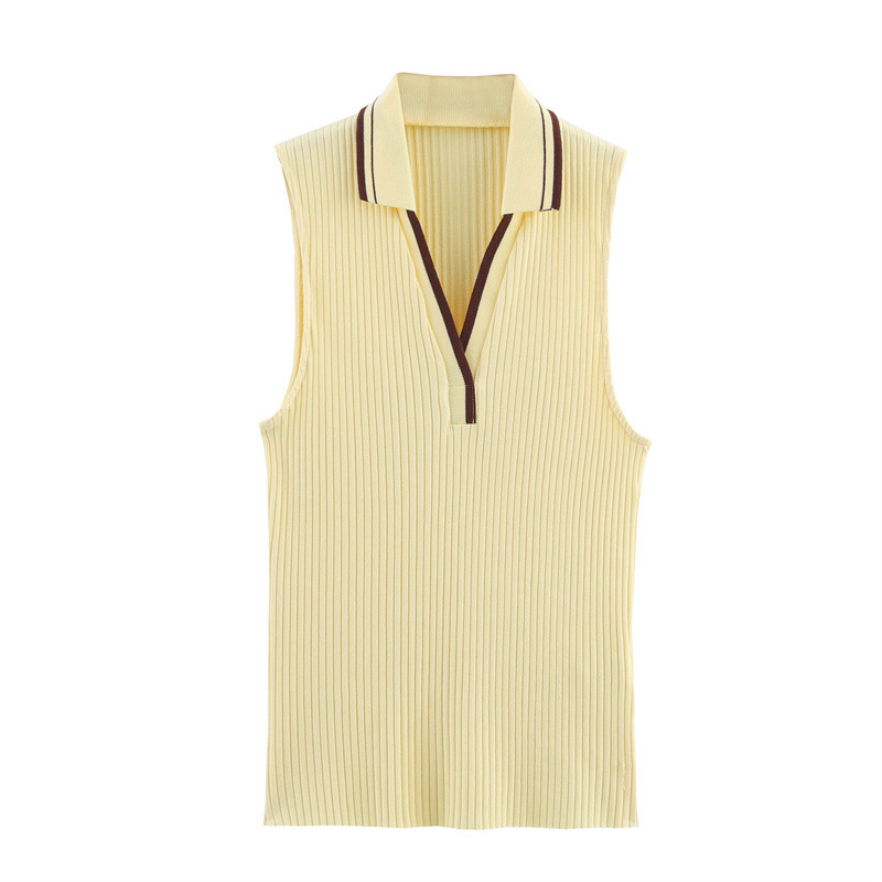 THRUM卸売 春新作 レディース リブ編みポロタンクトップ - Tank Top Ribbed のレビューと価格