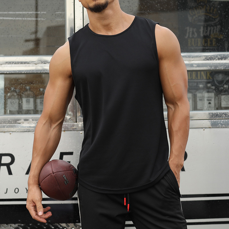 メンズジムタンクトップフィットネスノースリーブランニングスポ - Sleeveless Undershirt のレビューと価格