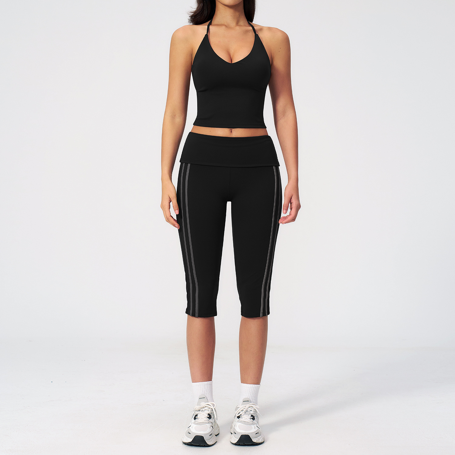 ヨガスーツ 2点セット レディース スポーツブラ ハイウエス - Compression Shorts Athletes のレビューと価格