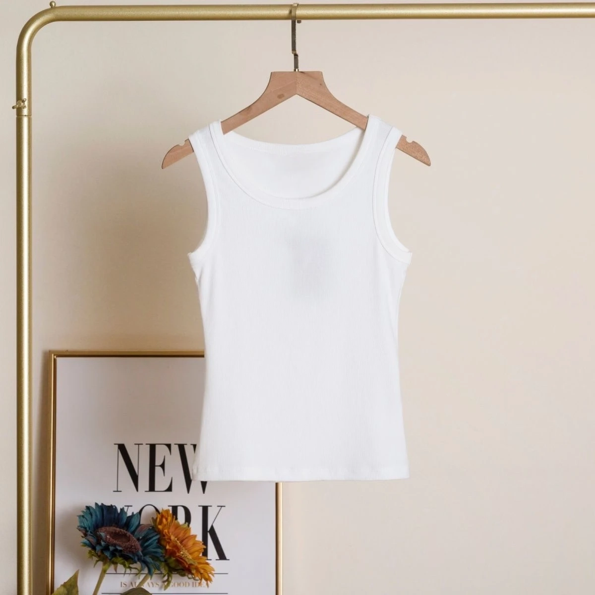 リブ編みタンクトップ レディラックス スカルグラフィック 2 - Tank Top Ribbed のレビューと価格